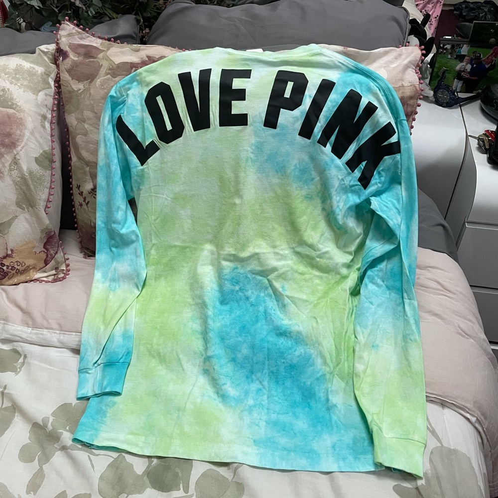 Victoria’s Secret pink tie-dye top